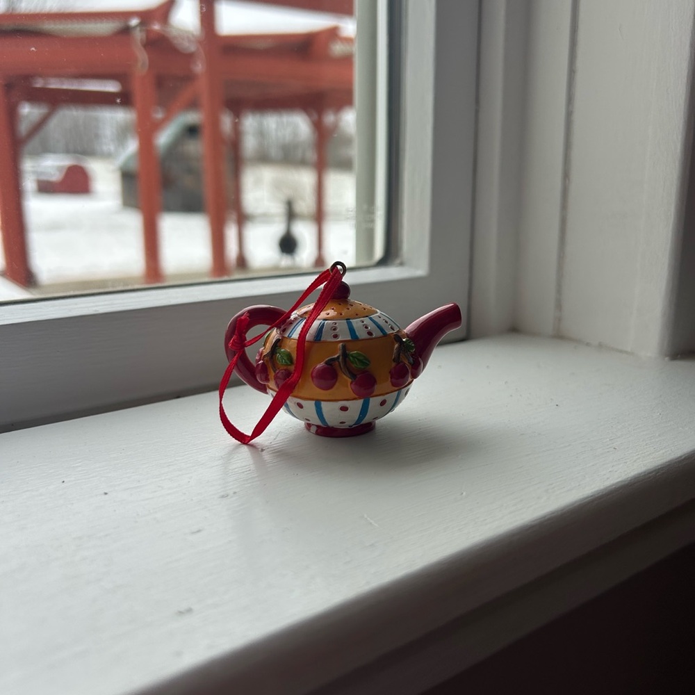 Colorful Teapot Ornament